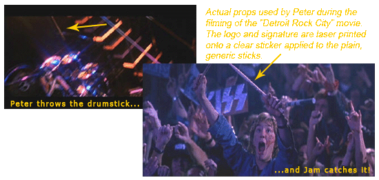 Scenes from the DRC movie showing the props