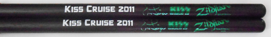 2011 KISS Kruise merchandise booth drumsticks